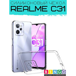 Бампер Bingo TPU 2.0mm для REALME C31 Белый