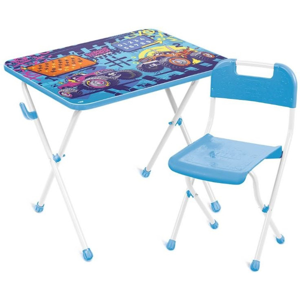 Комплект мебели с детским столом Ника КП/БГ2 Большие гонки