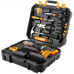 Дрель-шуруповерт Deko DKCD20FU-Li SET 104 (063-4178) с 2-мя АКБ