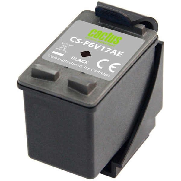 Картридж струйный Cactus CS-F6V17AE №123 (черный)
