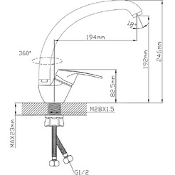 Смеситель AV Engineering AVROM4-A109-559