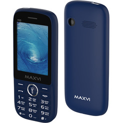 Кнопочный телефон Maxvi K20 (синий)