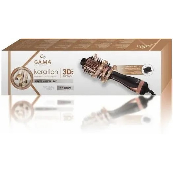 Расческа–выпрямитель для волос GA.MA STYLISH KERATION 3D - MY (GH4001)