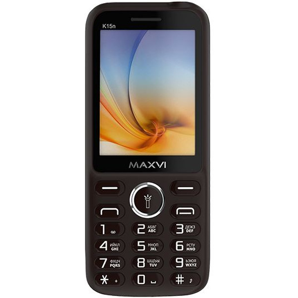 Мобильный телефон Maxvi K15n (коричневый)