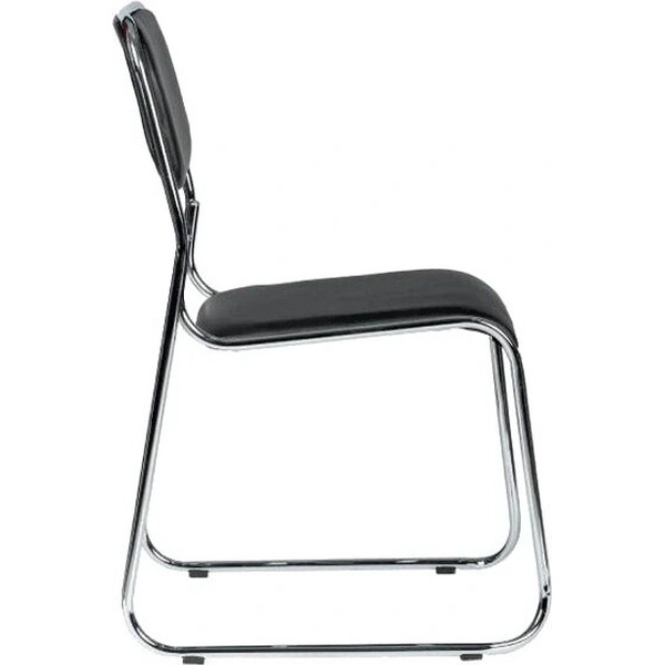 Стул офисный King Style AT-4 Hand PU Chrome (экокожа, черный)