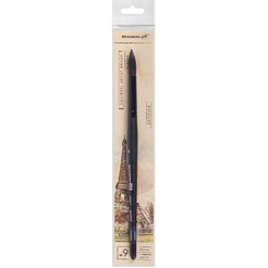 Кисть художественная профессиональная BRAUBERG Art Classic Белка 9 200915 (круглая)