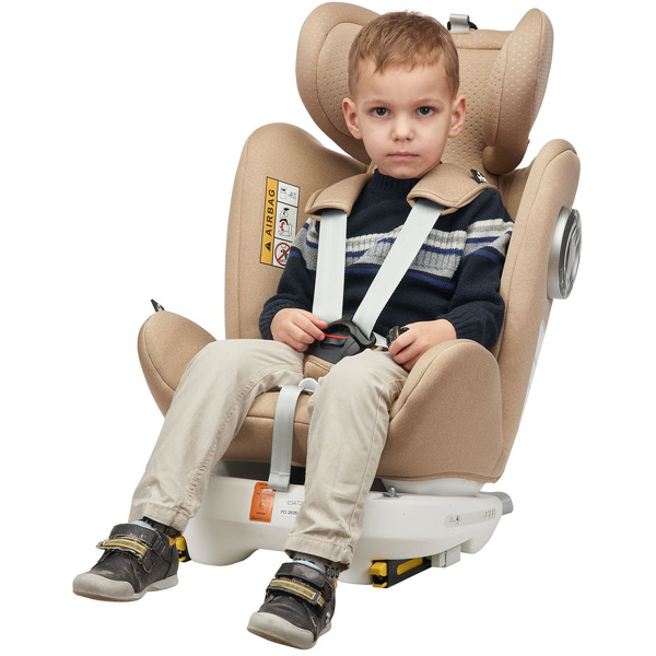 Автокресло Lorelli Lusso SPS Isofix (бежевый)