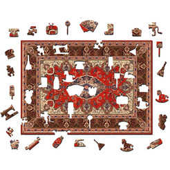 Головоломка деревянная EWA "Бабушкин ковер"