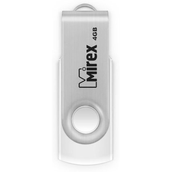 USB Flash MIREX Swiwel White 4GB (13600-FMUSWT04)