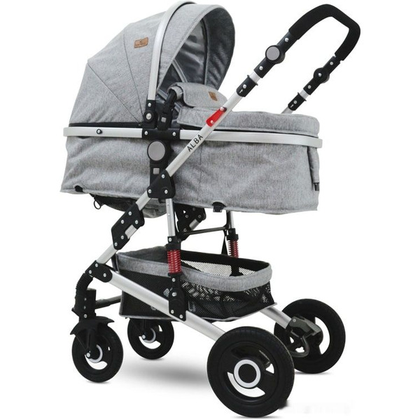 Детская коляска LORELLI Alba 2в1 (светло-серый)