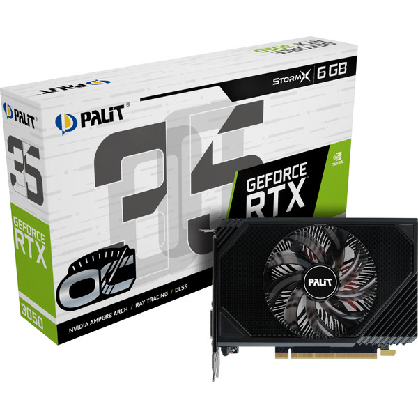 Видеокарта Palit GeForce RTX 3050 StormX OC 6GB NE63050S18JE-1070F/1072F
