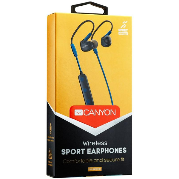 Bluetooth-наушники CANYON CNS-SBTHS1BL синие