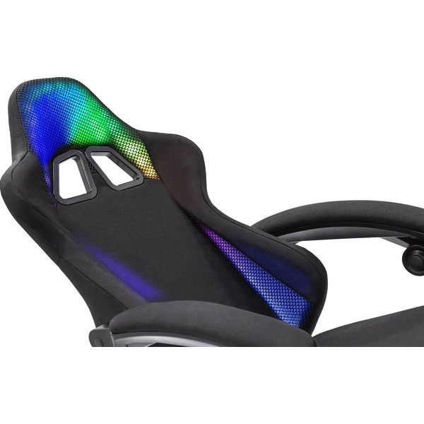 Кресло игровое Knight Wolf RGB (черный)