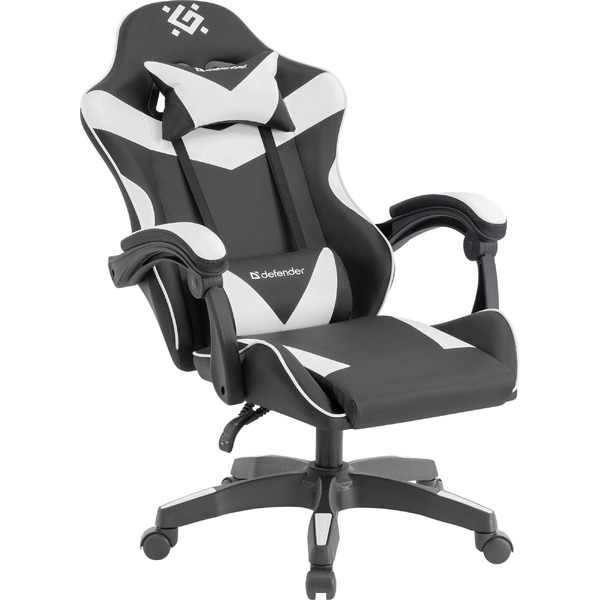 Игровое кресло Defender Urana черный/белый (64058)