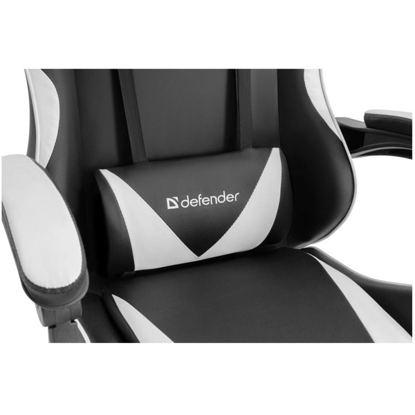 Игровое кресло Defender Urana черный/белый (64058)