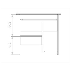 Стол для компьютера Сокол КСТ-10.1 (венге)