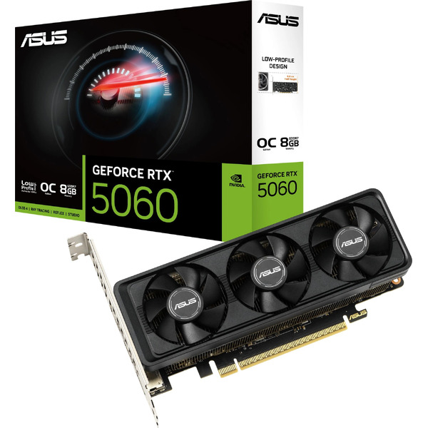 Видеокарта ASUS GeForce RTX 5060 LP BRK 8GB GDDR7 OC Edition RTX5060-O8G-LP-BRK