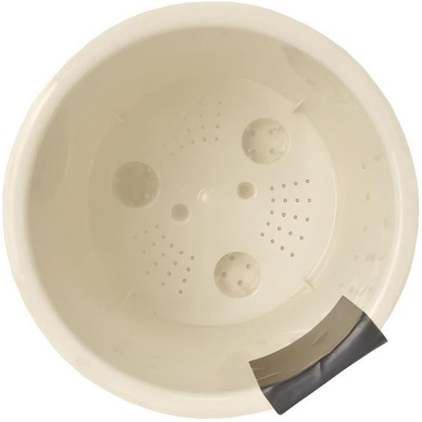 Горшок для цветов с дренажной вставкой Полимербыт Desert 11,2л 4386707