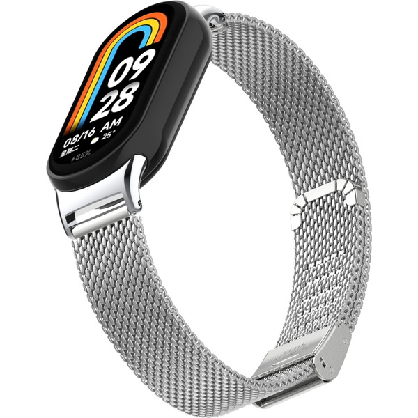 Ремешок Bingo Stainless Grid для XIAOMI Mi Band 8 (серебристый)