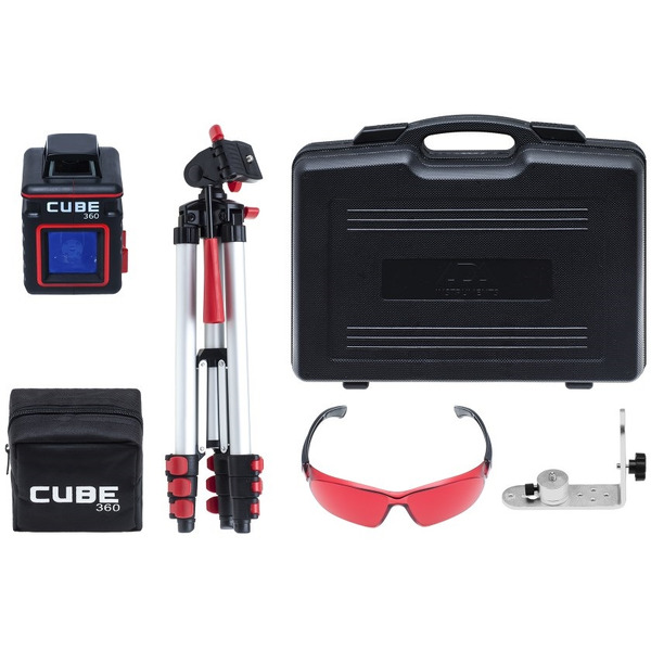 Построитель лазерных плоскостей (лазерный уровень) ADA Cube 360 Ultimate Edition (А00446)
