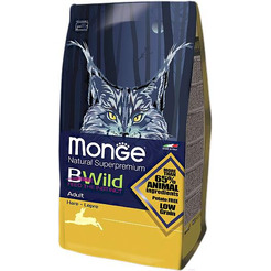 Сухой корм для кошек Monge Bwild Adult Hare (1.5кг)