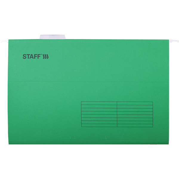 Папка подвесная Staff 270934 (10 шт, зеленый)