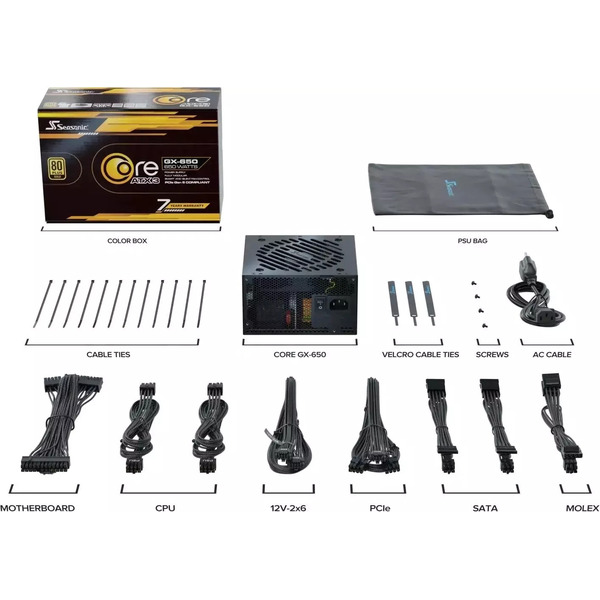 Блок питания Seasonic Core GX-650 ATX 3
