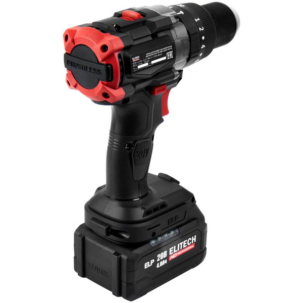 Ударная дрель-шуруповерт ELITECH CD 20BL2 E2201.042.02 (205728)