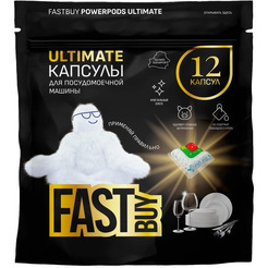 Капсулы для посудомоечной машины FASTBUY PowerPods Ultimate 12 шт