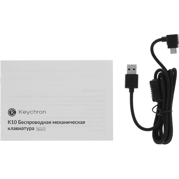 Клавиатура Keychron K10 V2 RGB Aluminium Frame K10X-C1 (Keychron Super Red, нет кириллицы)