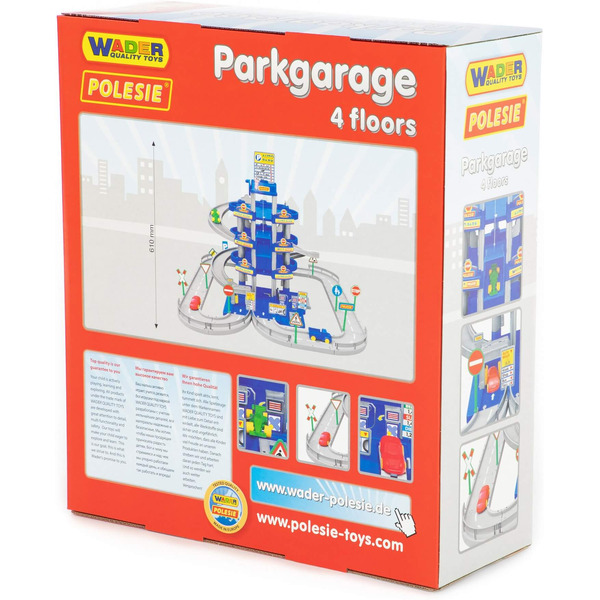 Паркинг Полесье Паркинг 4-уровневый с дорогой и автомобилями (синий) 44716