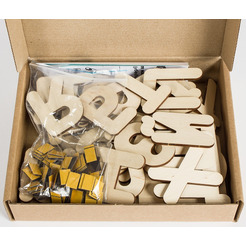 Развивающая игрушка Woody Буквы на магнитах 00211