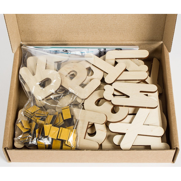 Развивающая игрушка Woody Буквы на магнитах 00211