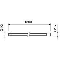 Шланг для душа Aquatek AQ2105BGM