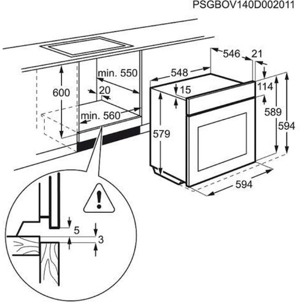 Духовой шкаф ELECTROLUX EOA95551AV