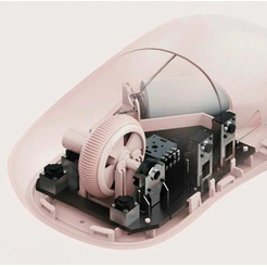 Мышь Xiaomi Wireless Mouse 3 BHR8911GL / XMWXSB03YM (розовый)