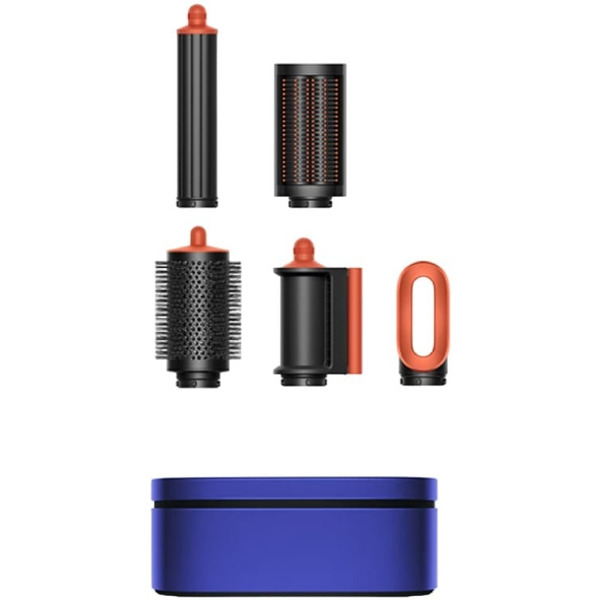 Фен-стайлер Dyson Airwrap Complete Long HS08 (синие румяна/топаз) + переходник Red Line BS-01 16A