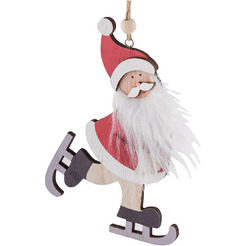 Украшение Волшебная страна 106443 SYMZPB-4423202 "Санта на коньках"
