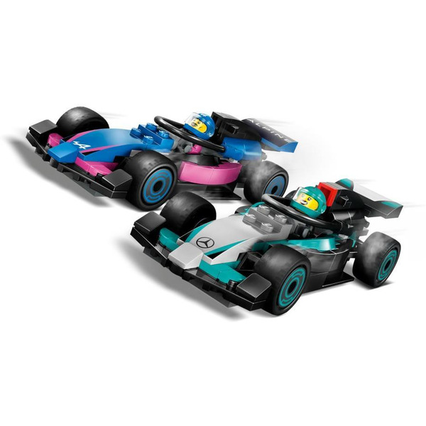 Конструктор LEGO City 60444 Гараж F1 Mercedes-AMG и Alpine
