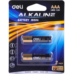 Батарейки Deli AAA 2шт 18504