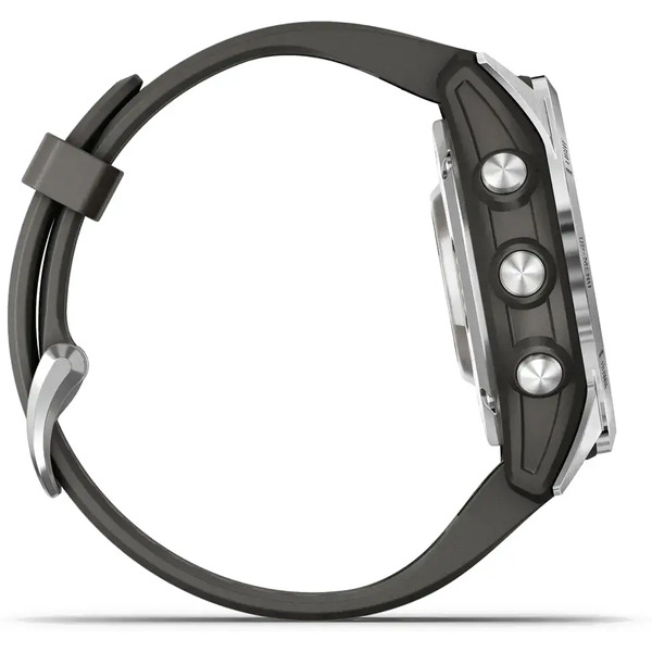 Умные часы Garmin Fenix 7S Pro Solar (серебро/графит)