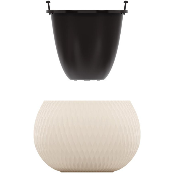 Кашпо Альтернатива Жемчужина М8721 (бежевый)