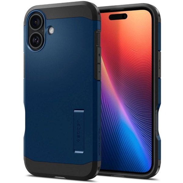 Чехол для телефона Spigen Tough Armor Mag Magsafe для iPhone 16 ACS08217 (темно-синий)