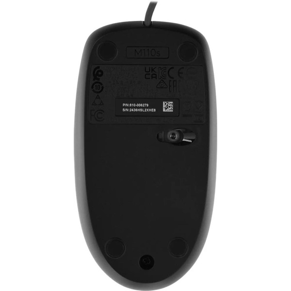 Мышь Logitech M110 Silent черный (910-005502)