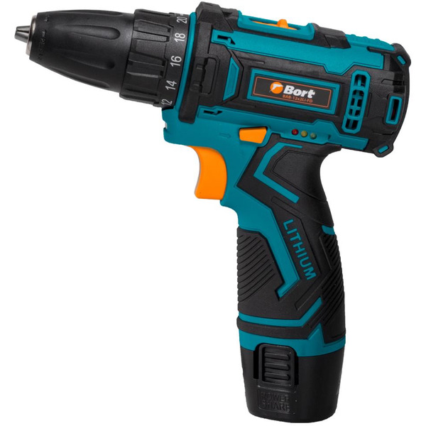 Дрель-шуруповерт Bort BAB-12x2Li-FD 93413151