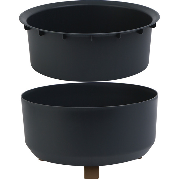 Кашпо La Decoro Грация прайм КШ-4292 (2.25л, антрацит)