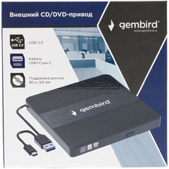 Оптический привод Gembird DVD-USB-03C