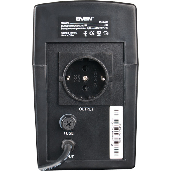 Источник бесперебойного питания SVEN Pro+ 400 VA