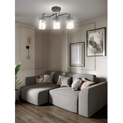 Люстра Aitin-Pro НПБ 02-3x60-101 6284/3 (черный/золото)