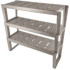 Этажерка для обуви IDILAND Wenge 221307635/04 (серый)